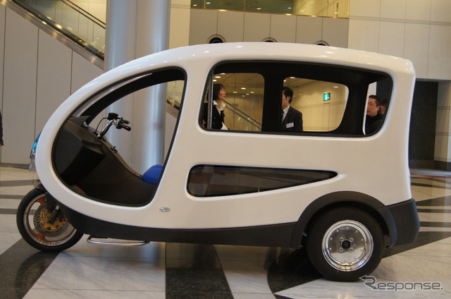 テラモーターズ、新興国向けEV3輪タクシーを公開…年間1万台規模で量産へ