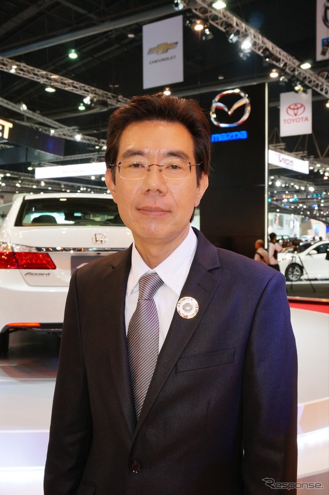 タイホンダ・マーケティング部門マネージャーのソンポップ氏