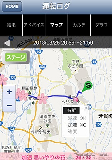 ホンダ・安全運転コーチング機能