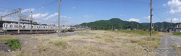 東武佐野線葛生駅 貨物ヤード跡地