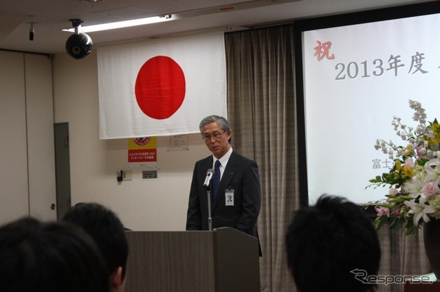 富士通テン入社式