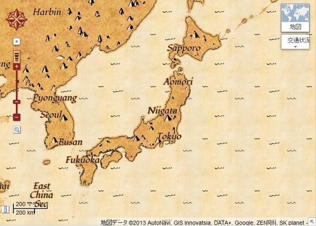 Googleマップが宝の地図に