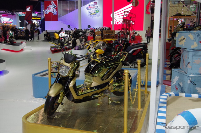 ホンダの2輪ブース(バンコクモーターショー13)