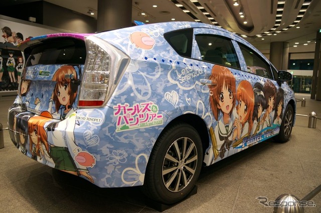 公式痛車のプリウス、240万円で販売…ガールズ&パンツァー公式