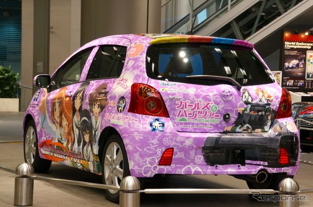 公式痛車のプリウス、240万円で販売…ガールズ&パンツァー公式