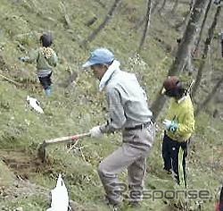 ホンダは砂漠を緑化する!! 中国へ植林ツアー派遣