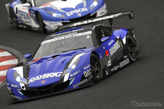 優勝したRAYBRIG HSVの予選日の走り。写真:Honda
