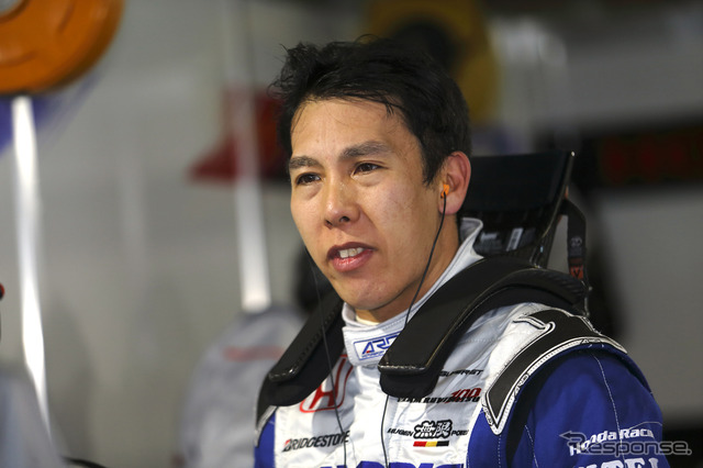 移籍初戦を優勝で飾った小暮卓史(写真は予選日)。写真:Honda