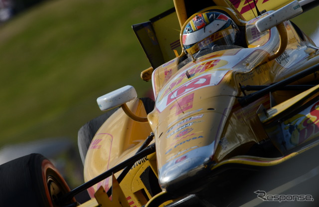 今季初優勝のライアン・ハンターレイ。写真:Indycar
