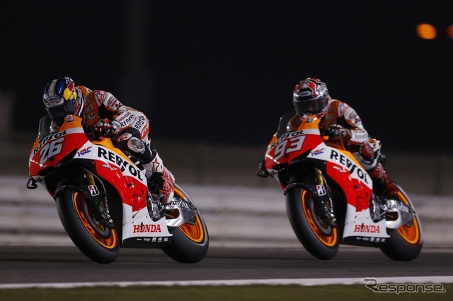 MotoGP ダニ・ペドロサ選手(#26)、マルク・マルケス選手(#93)