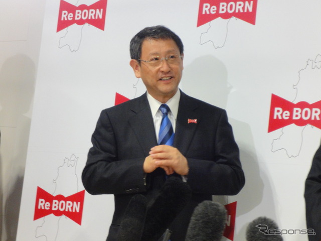 豊田社長 トヨタ東日本学園で