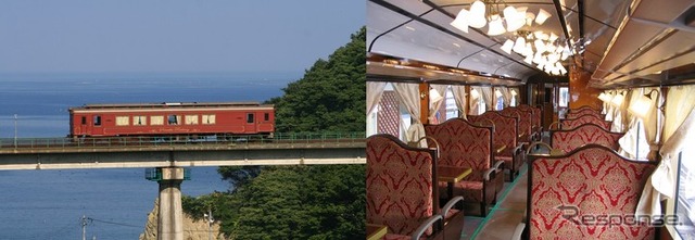 三陸鉄道・レトロ列車さんりくしおさい