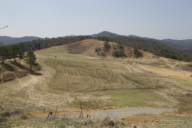 会場のテージャスランチは、広島県の牧場
