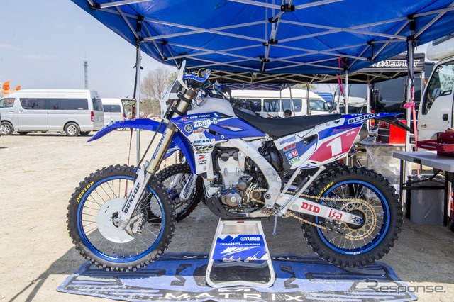 鈴木健二のマシンは昨年に引き続きヤマハWR450F