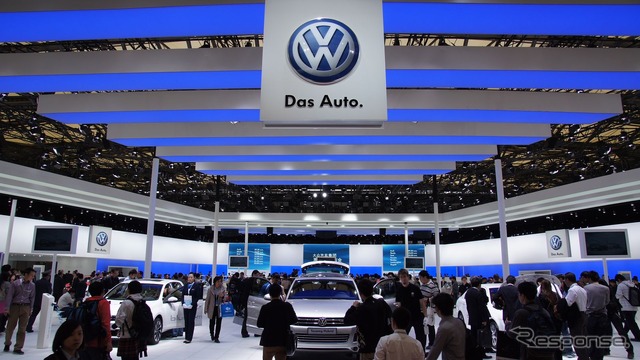 前回の上海モーターショー11のVWブース
