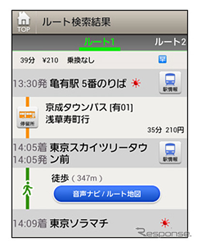 検索結果画面イメージ