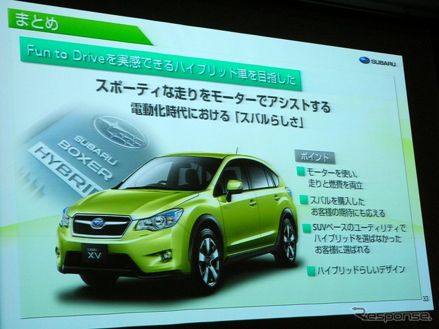 スバル XV ハイブリッド(プロトタイプ)