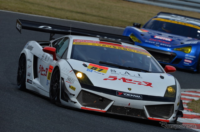 GT300開幕戦3位、ランボルギーニ・ガイヤルド。写真:GTA
