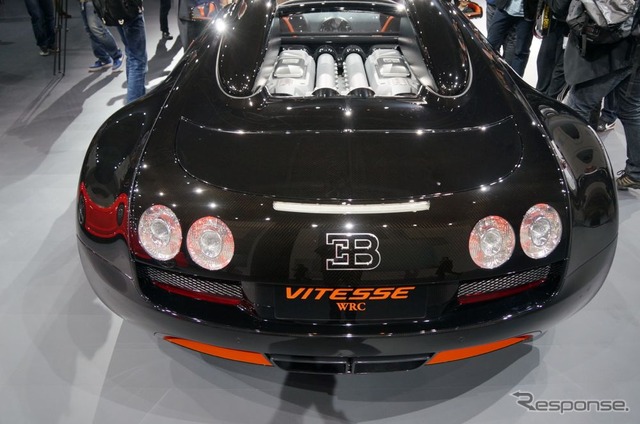 ブガッティ ヴェイロン16.4 グランスポーツ ヴィテッセ WRCエディション公開のようす(フォルクスワーゲン・グループナイト 上海モーターショー13)