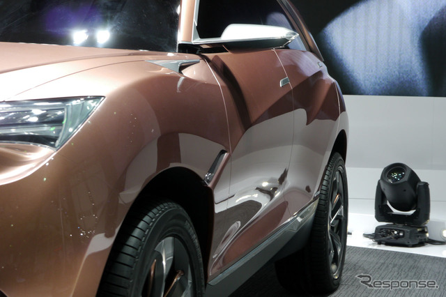 ボリューム感たっぷりだった「Acura Concept_SUV-X」のサイドビュー