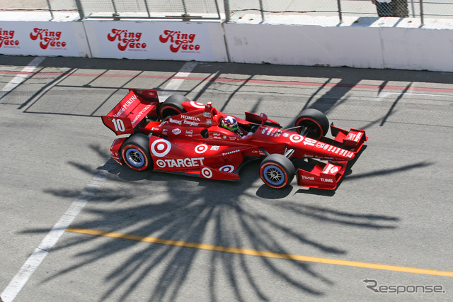 ポール発進のフランキッティは決勝4位。写真:IndyCar