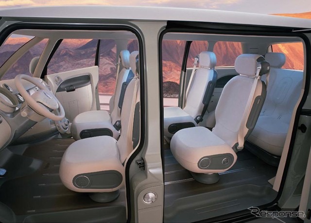 【デトロイト・ショー2001速報】VW『マイクロバス』---これでもか、の機能