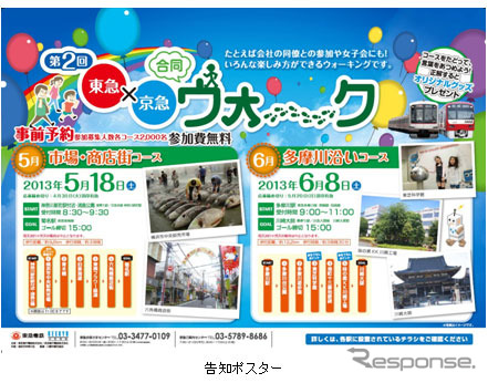 「東急×京急合同ウォーク」を開催