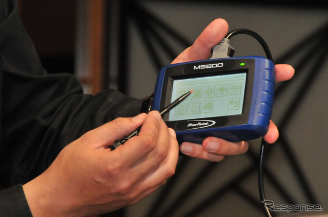 スナップオンからタブレット型のクールな車両故障診断機が登場