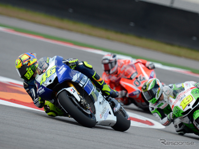 #46 V・ロッシ & YZR-M1は6位でフィニッシュ