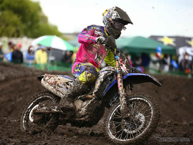 総合5位を獲得した#3 平田優選手（YZ450FM）