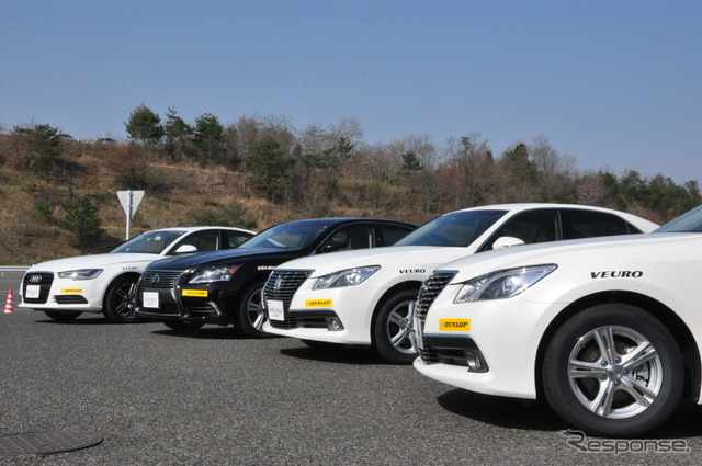 住友ゴム VEURO VE303 試乗会のようす