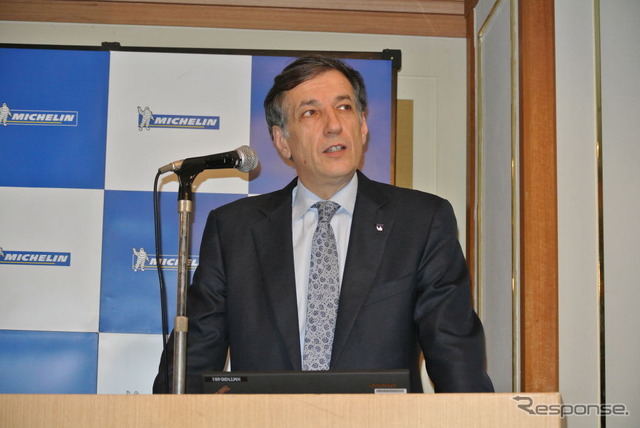 日本ミシュランタイヤ ベルナール・デルマス社長