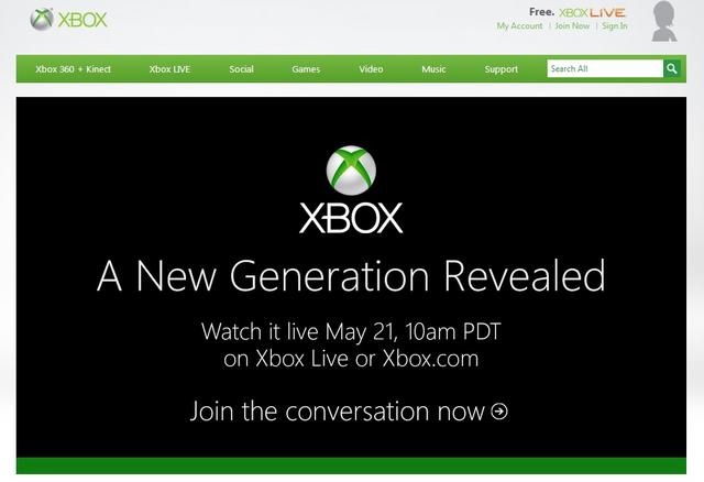 「A New Generation Revealed（新世代、現る）」と開設された予告ページ
