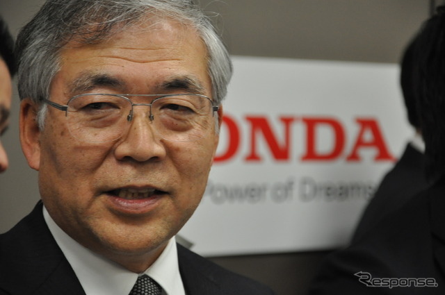 ホンダ岩村哲夫副社長（2012年度決算発表）