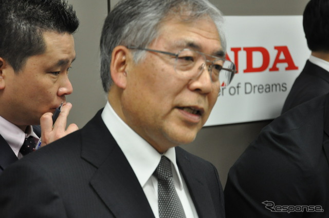 ホンダ岩村哲夫副社長（2012年度決算発表）