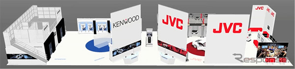 JVCケンウッドブース（イメージ）