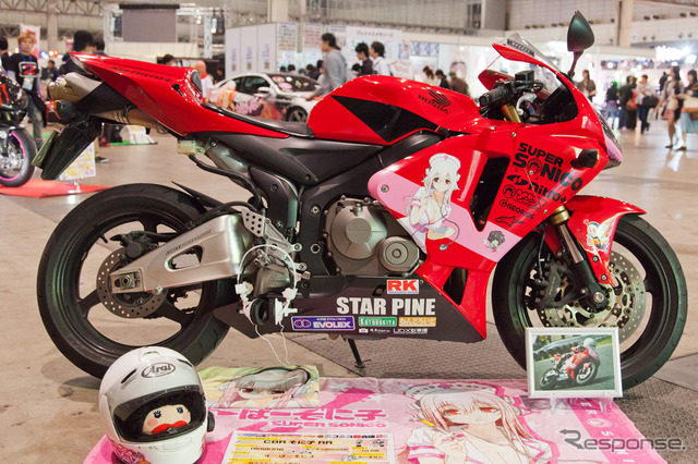 【ニコニコ超会議2】痛車展示ブースにバイク版痛車「痛単車」も登場
