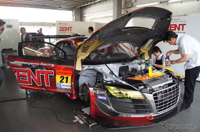 SUPER GT 第2戦】アウディ R8 LMS、迫力のエンジン音［動画］