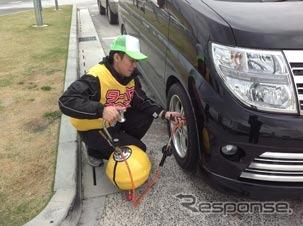 ダンロップ「タイヤ安全プロジェクト」結果、5台に1台が整備不良