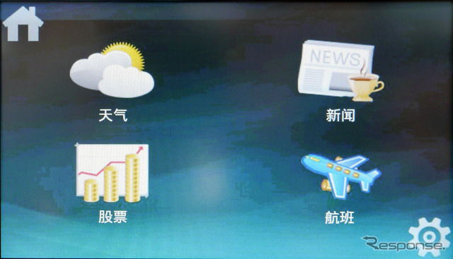 情報コンテンツのメニュー