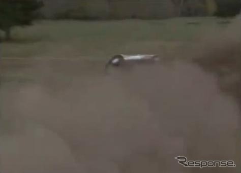 ダニ・ソルドのクラッシュ(動画キャプチャ)