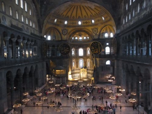トルコの茶畑を訪ねて (8) イスタンブール アヤソフィアに圧倒される