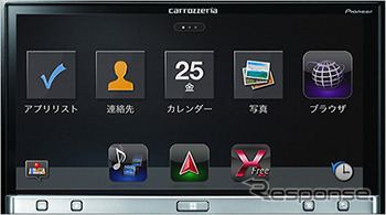 パイオニア「スマートフォンリンク アプリユニット」SPH-DA05II。CD/DVDドライブは非搭載