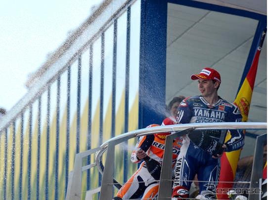 MotoGP第3戦、ロレンソが3位表彰台