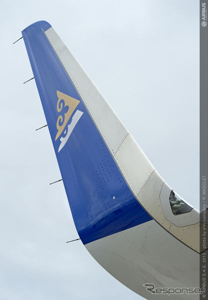 エアバス、エア・アスタナにシャークレットを装備したA320を引き渡し