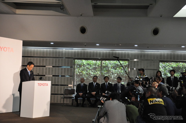 トヨタ自動車2013年3月期決算会見