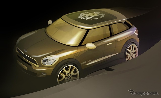 MINIペースマンのワンオフモデルの予告スケッチ
