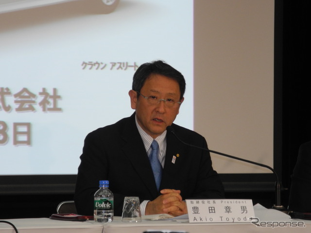 トヨタ自動車の豊田章男社長