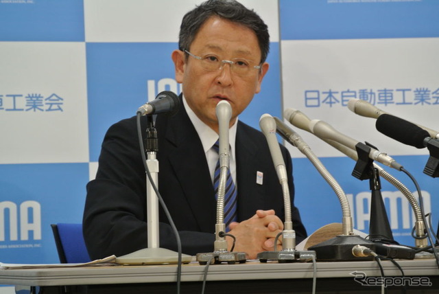 日本自動車工業会 豊田章男会長 会見