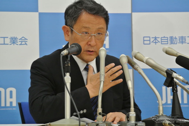 日本自動車工業会 豊田章男会長 会見